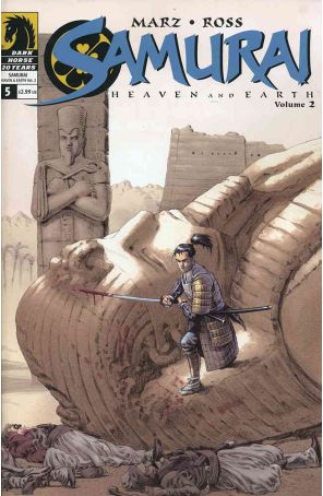 Samurai: Heaven And Earth (Vol. 2) 5 published by Dark Horse with cover art by Luke Ross