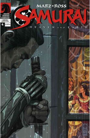 Samurai: Heaven And Earth 4 published by Dark Horse with cover art by Luke Ross