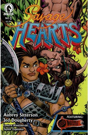 Savage Hearts 1 published by Dark Horse with cover art by Jed Dougherty