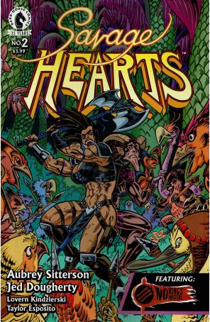 Savage Hearts 2 published by Dark Horse with cover art by Jed Dougherty