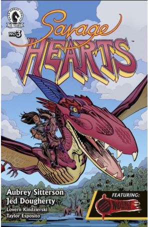 Savage Hearts 3 published by Dark Horse with cover art by Jed Dougherty