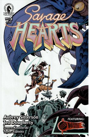 Savage Hearts 5 published by Dark Horse with cover art by Jed Dougherty