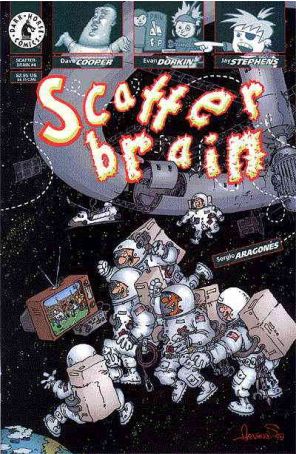 Scatterbrain 4 published by Dark Horse with cover art by Sergio Aragones