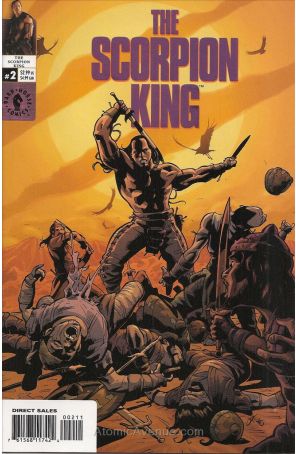 The Scorpion King 2A published by Dark Horse with cover art by Cliff Richards