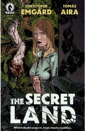 The Secret Land 2 published by Dark Horse with cover art by Tomas Aira