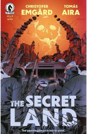 The Secret Land 4 published by Dark Horse with cover art by Tomas Aira