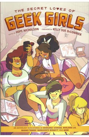 Secret Loves of Geek Girls 1 published by Dark Horse with cover art by Noelle Stevenson and Gisèle Lagacé (back)