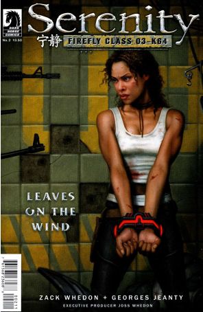 Serenity: Firefly Class 03-K64-Leaves on the Wind 2 published by Dark Horse with cover art by Daniel Dos Santos
