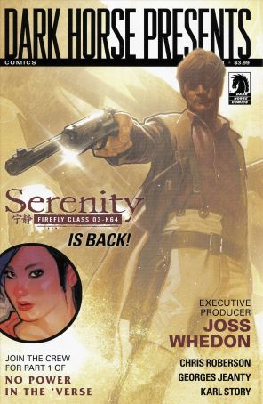 Serenity: Firefly Class 03-K64-No Power in the 'Verse 1B published by Dark Horse with cover art by Adam Hughes