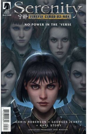 Serenity: Firefly Class 03-K64-No Power in the 'Verse 5 published by Dark Horse with cover art by Daniel Dos Santos