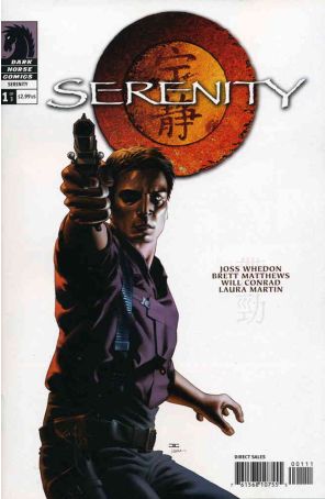 Serenity 1A published by Dark Horse with cover art by John Cassaday