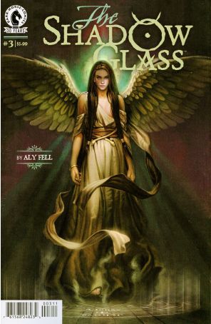 The Shadow Glass 3 published by Dark Horse with cover art by Aly Fell