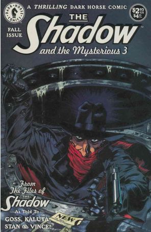 The Shadow and the Mysterious 3 1 published by Dark Horse
