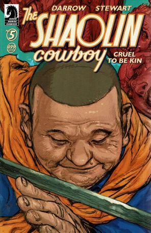 Shaolin Cowboy: Cruel to Be Kin 5B published by Dark Horse with cover art by Katsuya Terada