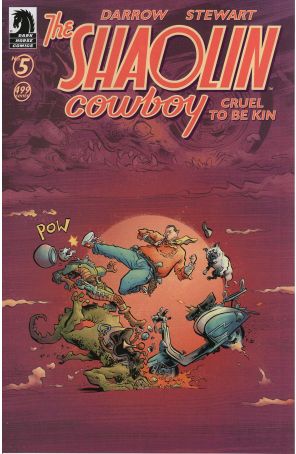 Shaolin Cowboy: Cruel to Be Kin 5C published by Dark Horse with cover art by Fábio Moon