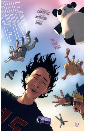 She Could Fly: The Lost Pilot 5 published by Dark Horse with cover art by Martin Morazzo