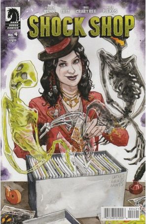 Shock Shop 4A published by Dark Horse with cover art by Brian Hurtt