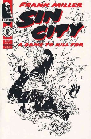 Sin City: A Dame to Kill For 2 published by Dark Horse with cover art by Frank Miller