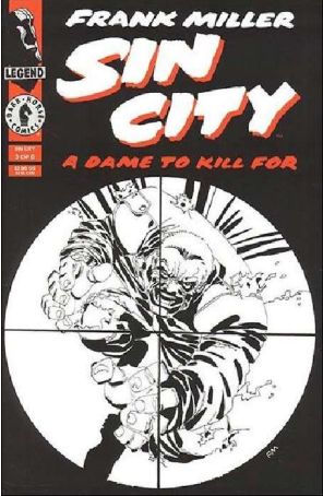 Sin City: A Dame to Kill For 3 (2nd) published by Dark Horse with cover art by Frank Miller