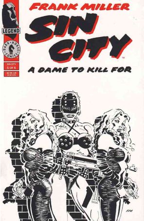Sin City: A Dame to Kill For 5 published by Dark Horse with cover art by Frank Miller