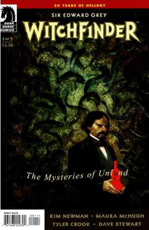 Sir Edward Grey, Witchfinder: The Mysteries of Unland 1 published by Dark Horse with cover art by Julián Totino Tedesco
