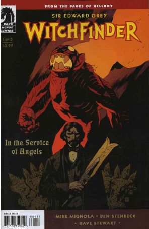 Sir Edward Grey, Witchfinder 1 published by Dark Horse with cover art by Mike Mignola