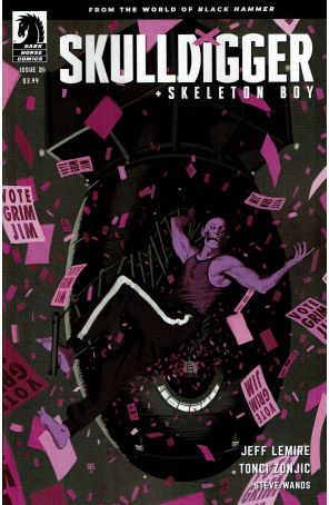Skulldigger and Skeleton Boy 2A published by Dark Horse with cover art by Tonci Zonjic