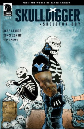 Skulldigger and Skeleton Boy 5B published by Dark Horse with cover art by Sam Keith