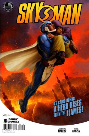 Skyman (Dark Horse) 2 published by Dark Horse with cover art by Freddie E. Williams II