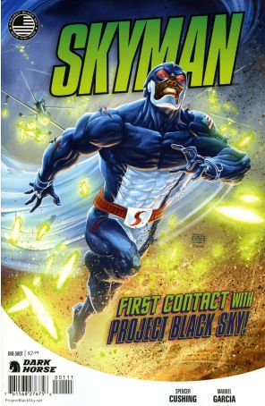 Skyman (Dark Horse, 2nd Series) 1 published by Dark Horse with cover art by Freddie E. Williams II