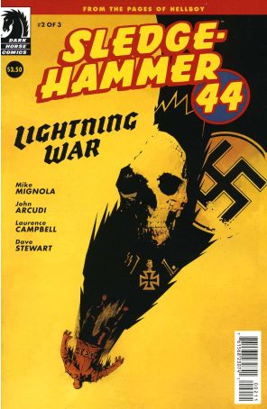 Sledgehammer 44: Lightning War 2 published by Dark Horse with cover art by Laurence Campbell