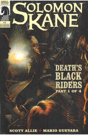 Solomon Kane: Death's Black Riders Ashcan 1A published by Dark Horse with cover art by Darick Robertson