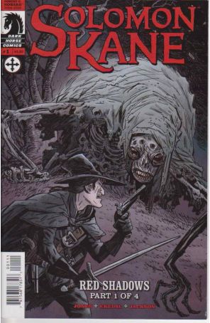 Solomon Kane: Red Shadows 1 published by Dark Horse with cover art by Guy Davis
