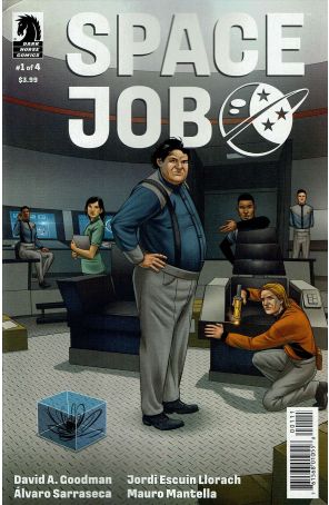 Space Job 1 published by Dark Horse with cover art by Alvaro Sarraseca