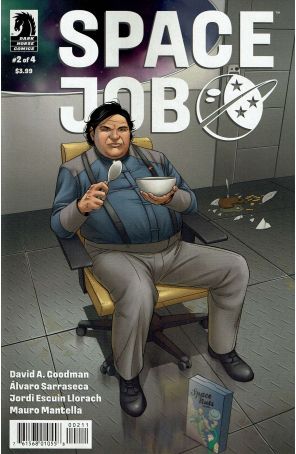 Space Job 2 published by Dark Horse with cover art by Alvaro Sarraseca
