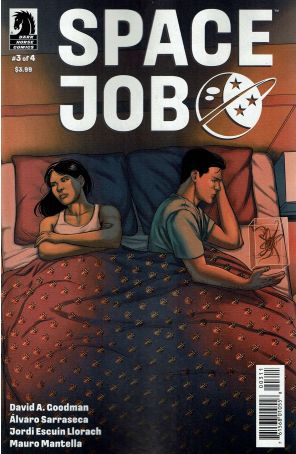 Space Job 3 published by Dark Horse with cover art by Alvaro Sarraseca