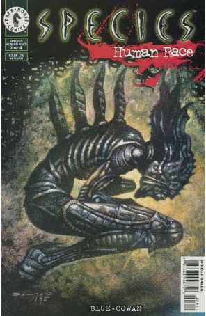 Species: Human Race 3 published by Dark Horse with cover art by John Bolton