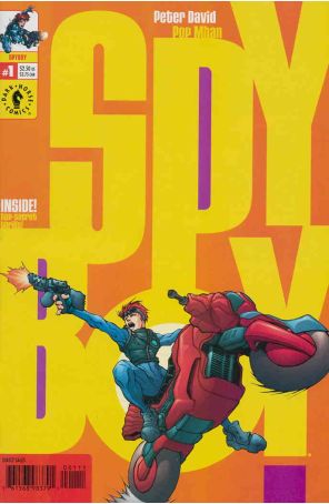 SpyBoy 1 published by Dark Horse with cover art by Pop Mhan