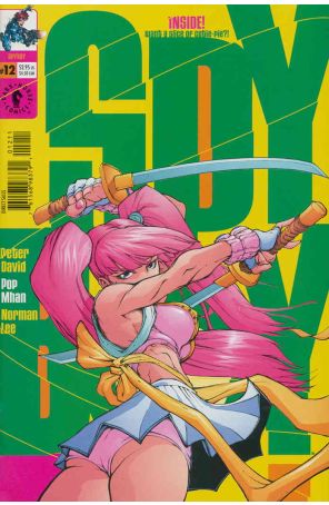 SpyBoy 12 published by Dark Horse with cover art by Pop Mhan