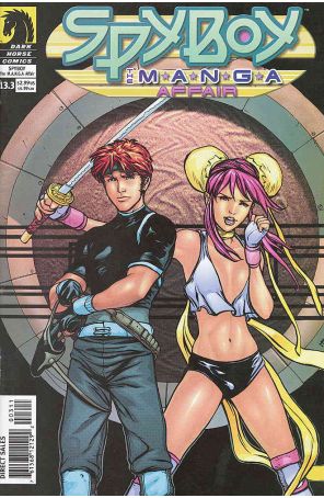 SpyBoy 13.3 published by Dark Horse with cover art by Pop Mhan