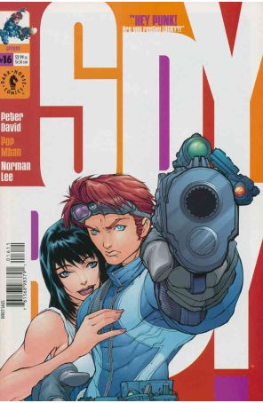 SpyBoy 16 published by Dark Horse with cover art by Pop Mhan