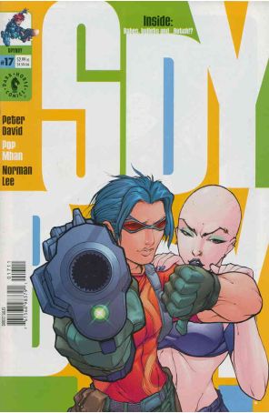SpyBoy 17 published by Dark Horse with cover art by Pop Mhan