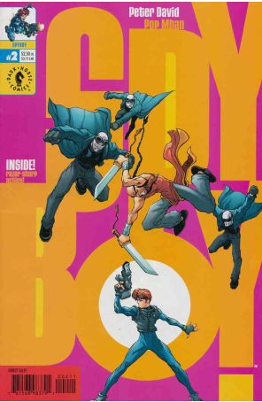 SpyBoy 2 published by Dark Horse with cover art by Pop Mhan