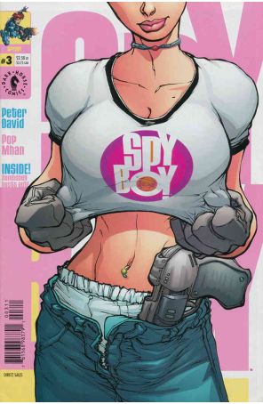 SpyBoy 3 published by Dark Horse with cover art by Pop Mhan