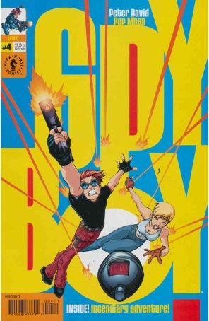 SpyBoy 4 published by Dark Horse with cover art by Pop Mhan