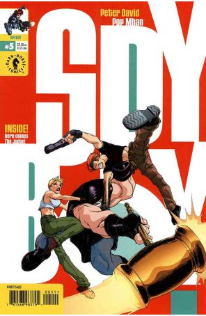 SpyBoy 5 published by Dark Horse with cover art by Pop Mhan