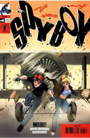 SpyBoy 6 published by Dark Horse with cover art by Pop Mhan