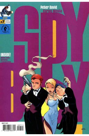 SpyBoy 7 published by Dark Horse with cover art by Pop Mhan