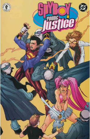Spyboy/Young Justice 3 published by Dark Horse with cover art by Pop Mhan