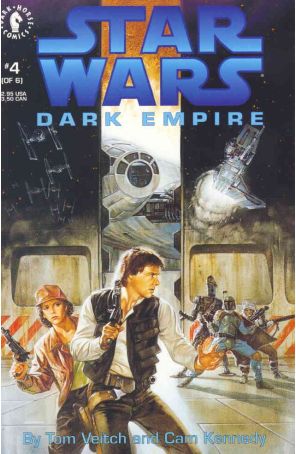 Star Wars: Dark Empire 4 published by Dark Horse with cover art by Dave Dorman
